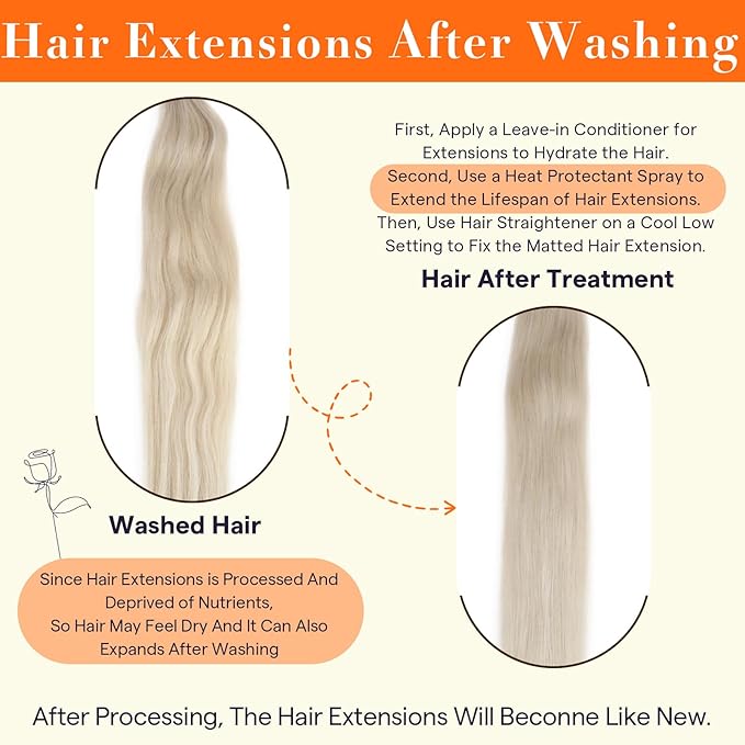 Full Shine Weft Hair Extensions Human Hair Straight Human Hair Bundles Remy Hair Extensions Sew In Color Light Brown Mix Platinum Blonde Hair Weft Sew In Extensions For Women 105G