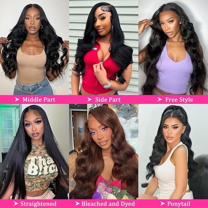 16A Raw Body Wave Human Hair Bundles Human Hair 100% Unprocessed Brazilian Boutique Virgin Hair Extensions,Double Wefts,Triple Lifespan (Body Wave 3 Bundle, 16 16 16 inch)
