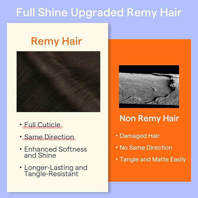 Full Shine 28 Inch Clip in Hair Extensions Real Human Hair Dark Brown Clip in Extensions Brown Real Hair Extensions Clip ins for Women Triple Weft Invisible 7 Pcs 150 G