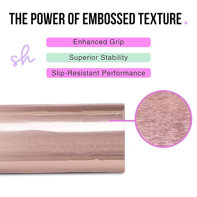 Extra Wide Hair Foil, Hairdressing Foil For Highlighting and Balayage, 12.7cm width hair foil roll with built in cutter. Smooth Foil in Rose Gold.