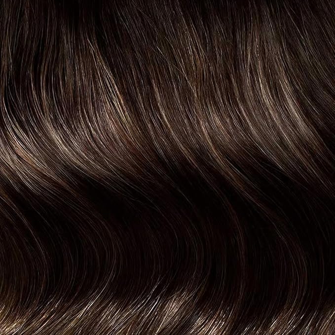 Luxy 100% Remy Human Hair, Classic 160g Clip-In Hair Extensions - 10 Wefts Multi-Dimensional Color for Natural Blending, Adds Volume & Length, Easy Apply & Remove 16" Dimensional Rooted Honey Espresso