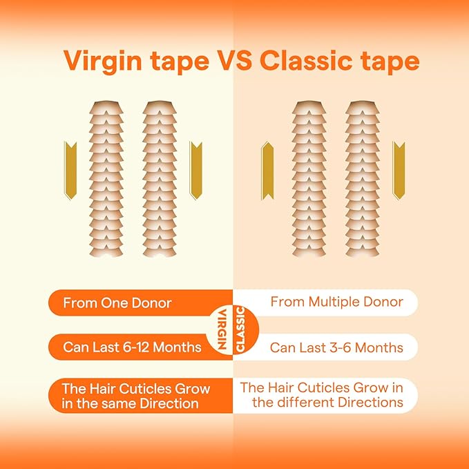 Full Shine Insert Virgin Tape in Hair Extensions Color Balayage Medium Brown to Blonde and Brown 14 Inch Intact Human Hair Invisible Tape in Extensions 10Pcs 25Grams Quick Install for Office Look