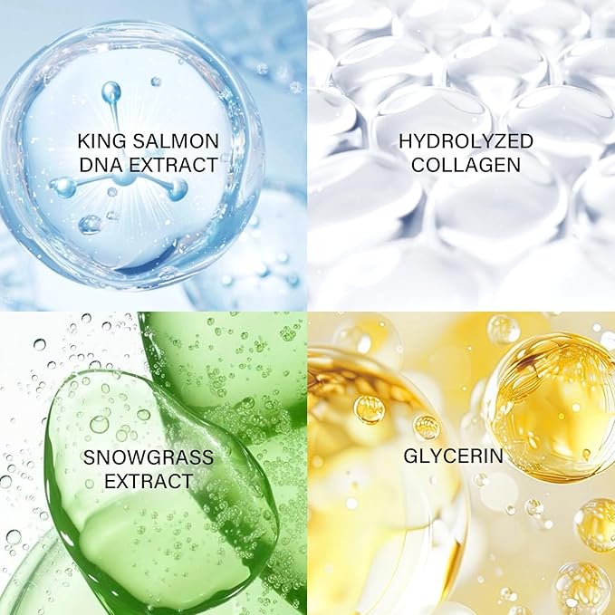 Salmon DNA Serum, 35ml Microneedling Serum for Wrinkles, Anti-Aging & Enhance Barrier Function