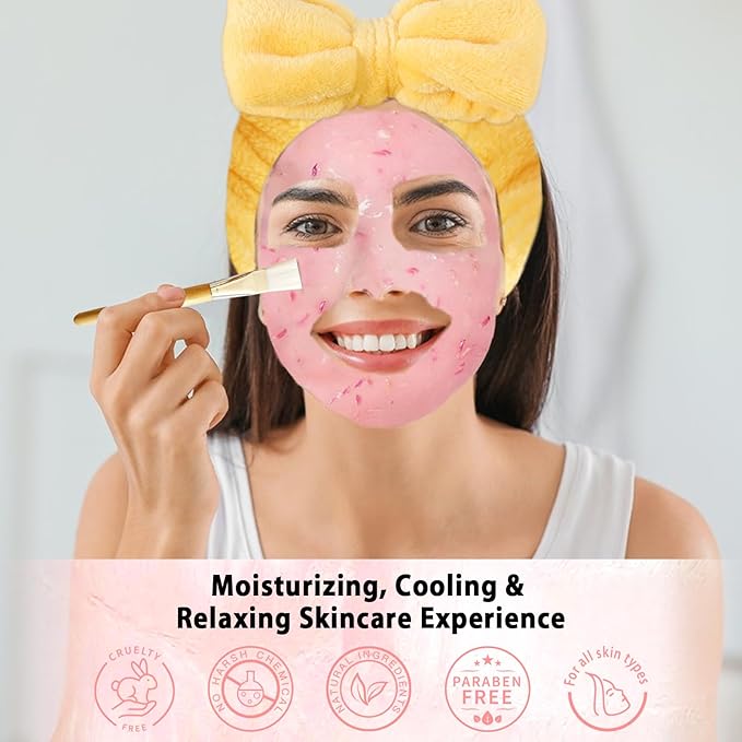 Jelly Masks Set for Facials Professional Spa,10 Pack Jelly Mask Powder with Mixing Bowl Set, Peel Off Hydrojelly Mask for Hydrating, Nourishing & Soothing, Christmas Gifts for Women