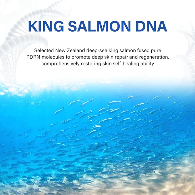 Salmon DNA Serum, 35ml Microneedling Serum for Wrinkles, Anti-Aging & Enhance Barrier Function