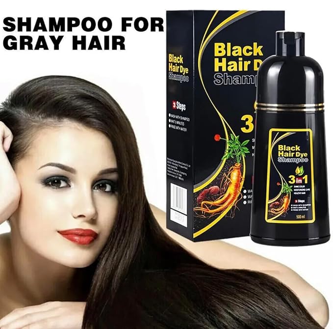 Hair Dye Color Shampoo (7 Colors Available to Choose) 500mL each (COFFEE, 500mL)