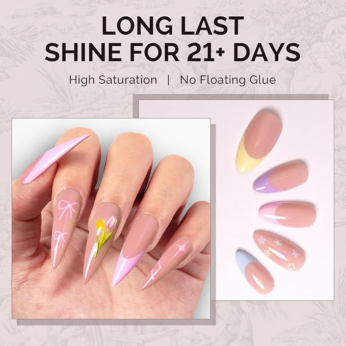 MelodySusie 15ML Pink Gel Nail Polish,Nails Soak Off UV LED Gray Pink Gel Polish Gift for Women Nail Art Manicure Salon DIY Nail Design Decoration at Home-A2405