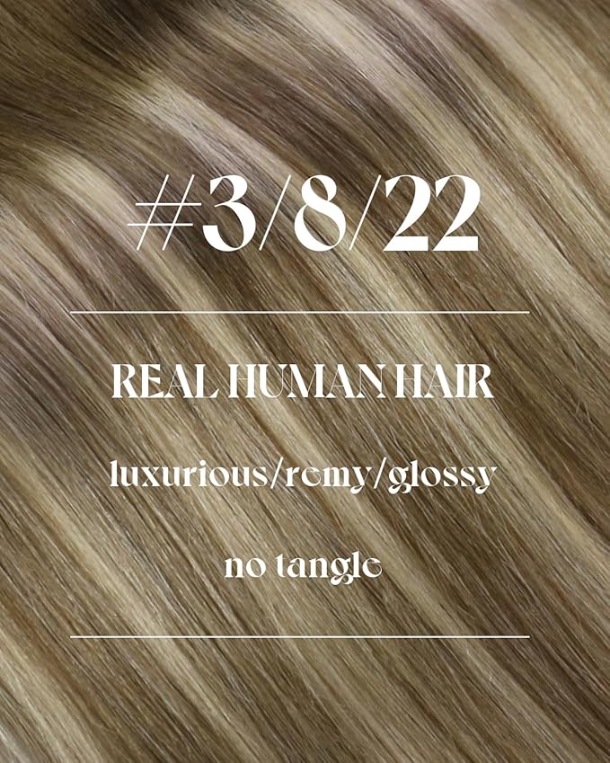 Sunny Hair Weft Hair Extensions Human Hair Balayage Sew in Hair Extensions Dark Brown Ombre Light Brown Mix Blonde Human Hair Weft Extensions Short Hair Extensions For Women Real Hair Weft 12inch 70g