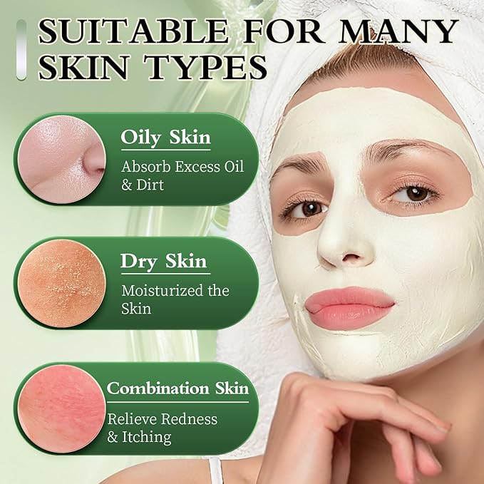 Powder Jelly Mask for Facials Professional, Peel Off Facial Mask for Hydrating & Moisturizing, Christmas Hydrojelly Mask Gifts for Women Men, Home DIY Spa Use for All Skin with Tea Tree
