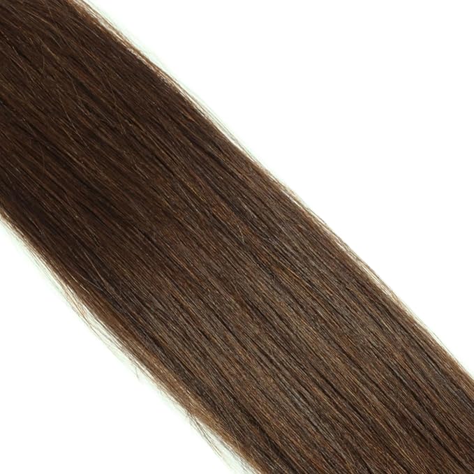 Brow Extension Hair – 100% Virgin Remy Human Hair – For Eyebrow Extensions – Natural-Looking, Soft Finish – Lasts Up to 6 Weeks – For Up to 8 Clients (Brown)