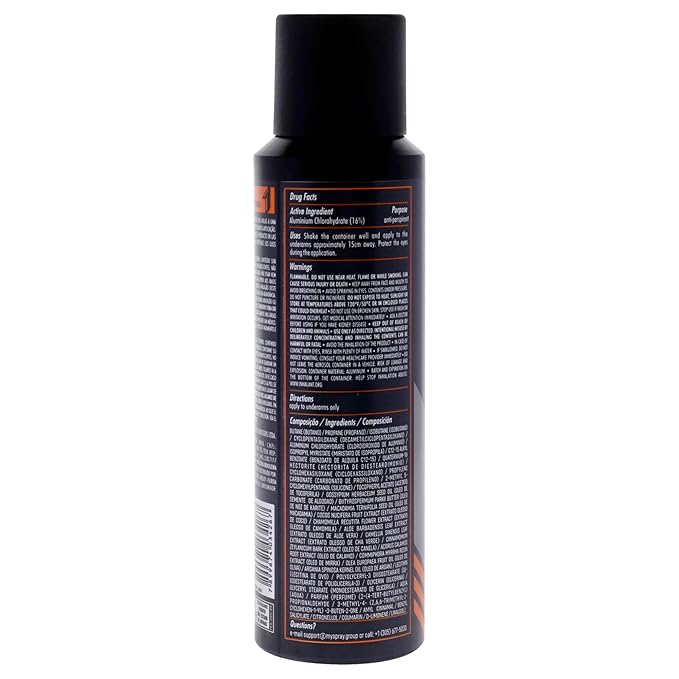 ABOVE 48 Hours One Antiperspirant Deodorant, Sport, 3.03 oz - Dry Spray Deodorant for Men - Antiperspirant Spray - No Stain - Cruelty-Free