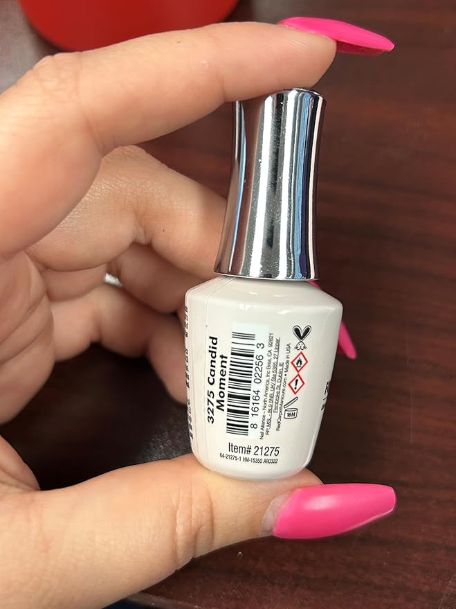 RC Red Carpet Manicure Fortify & Protect LED Gel Nail Color - Long-Lasting, Vibrant, Professional Quality, High Shine, Chip-Resistant - Infused with Vitamin A & Biotin (No Damsels Here, 0.3 Fl Oz)