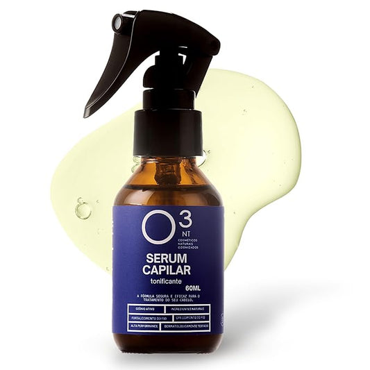 Toning Hair Serum - Active Ozone & Natural Ingredients - Shedding Reduction - Dermatologically Tested - 2.03 Fl Oz