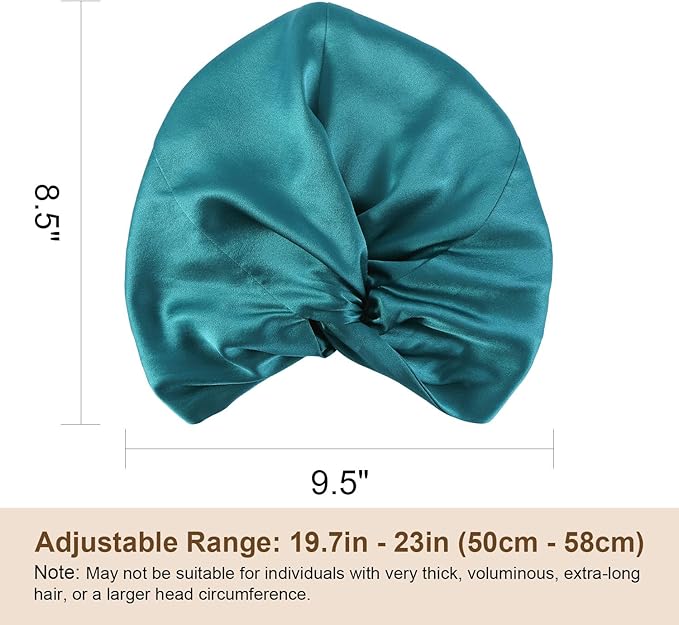 DAISYSILK 100 Pure Mulberry Silk Hair Bonnet for Sleeping Silk Hair Wrap for Women