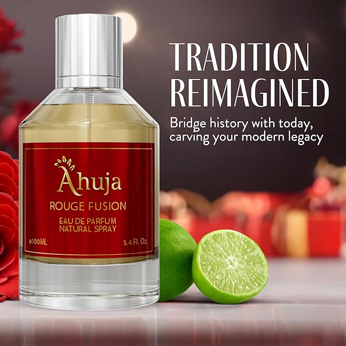 AHUJA Rouge Fusion Unisex Eau De Parfum 3.4 fl oz