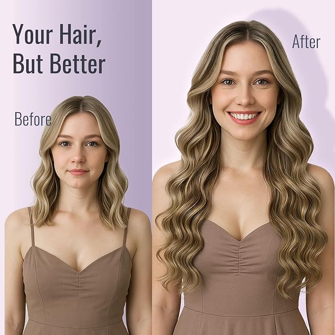 Fshine Remy Tape in Hair Extensions 16 Inch Double Sided Medium Brown Highlight Honey Blonde Skin Weft Human Hair 50 g Invisible 20 pcs,Designed to Boost Volume & Length