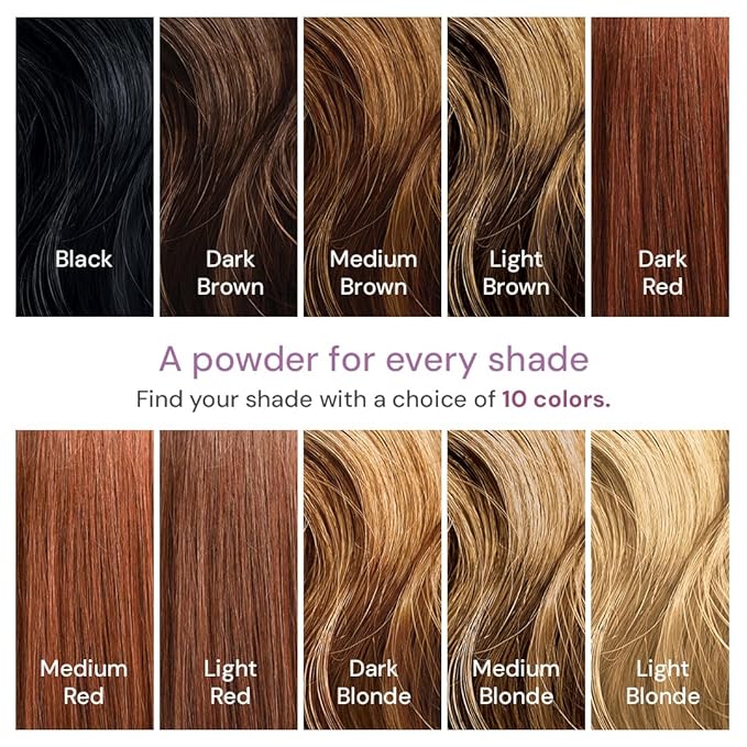 Root Touch Up Powder by Style Edit | Temporary Color for Dark Blonde Hair with Highlights, Grays, Thinning Areas, and Hairline | Mineral-Infused Concealer | 0.14 oz.