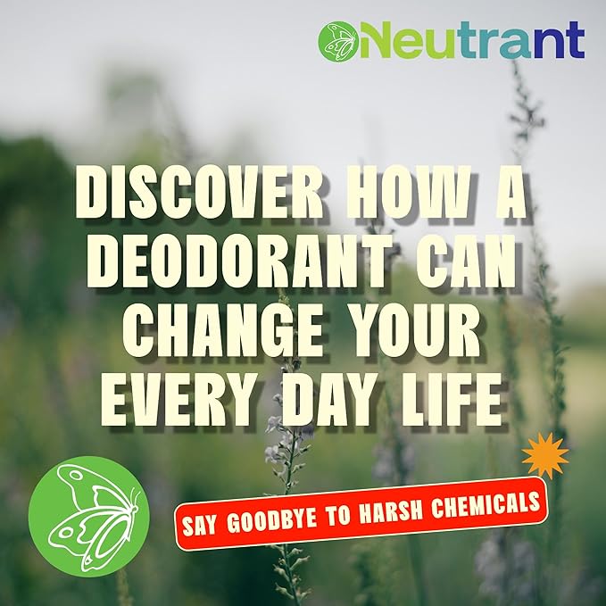 Natural Mineral Alum Deodorant, Chemical-Free, Moisturizing Skin Care Formula for Women