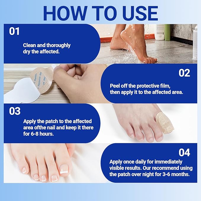 Toenail Fungus Treatment Extra Strength - 42 Pcs Fungal Nail Patches, Foot Nails Repair & Strengthen Patches for Women & Men (2 Count (Pack of 21))