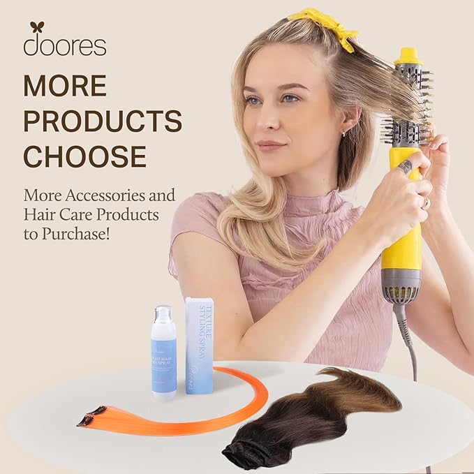 DOORES Hair Extensions Remy, Dark Blonde Highlighted Bleach Blonde 135g 18 Inch 7pcs, Thick Extensions Clip in Human Hair Natural Straight Weft Gift