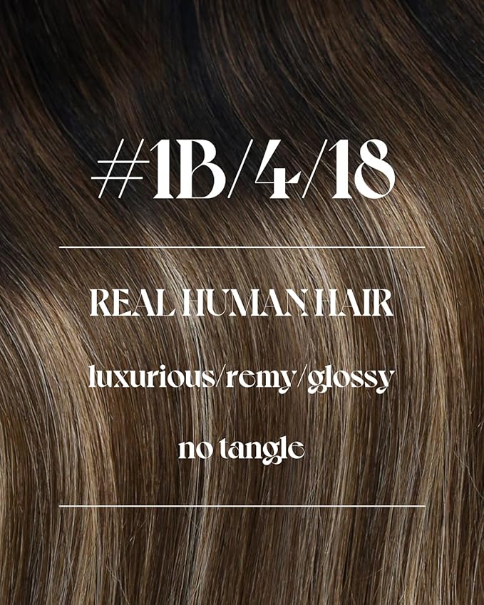 Sunny Hair Sew in Hair Extensions Real Human Hair Ombre Weft Extensions Human Hair Black Roots to Brown Mix Light Blonde Human Hair Weft Extensions for Women 16inch 100g