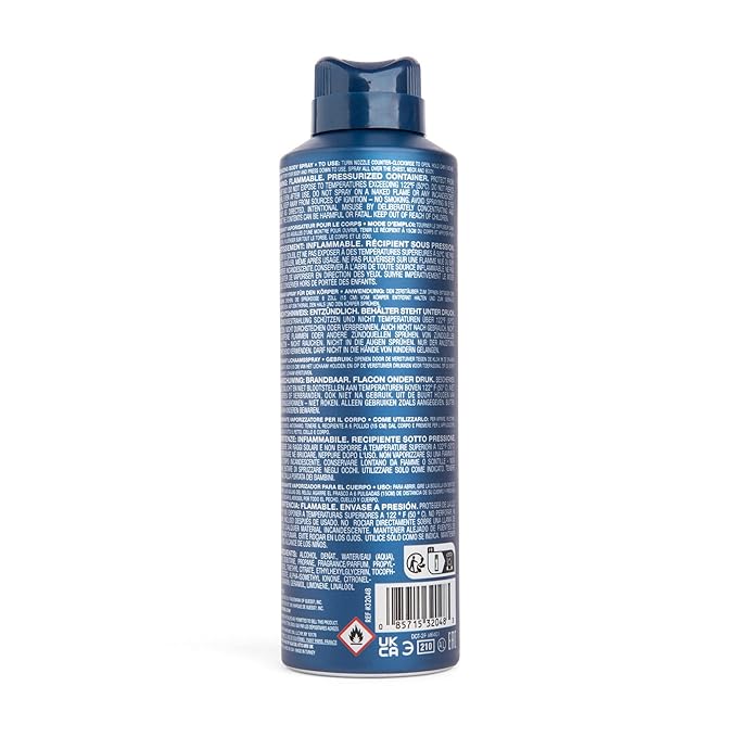 Guess Men Body Spray, 6 Ounce | Seductive Homme Blue | Pack of 2