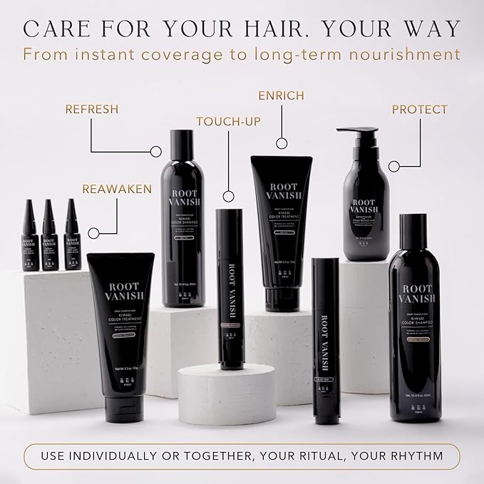 KIWABI Root Vanish Hair Conditioner for Women – Conditioner for Color Treated Hair – UV Protection & Anti-Fade Formula – Hydrating & Strengthening – Sulfate-Free and Fragrance-Free