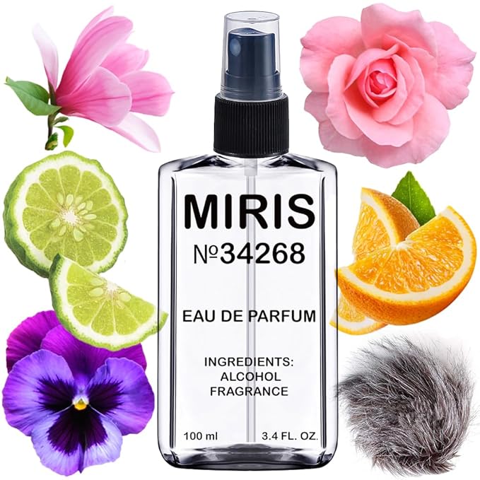 MIRIS No. 34268, Inspired by A La Rose, Long-Lasting Unisex Eau de Parfum for Women & Men, Spray 3.4 Fl Oz / 100 ml