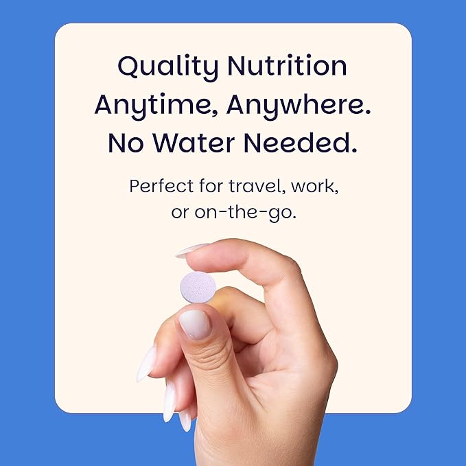 EZ Melts Oral Health Complete - Oral Probiotic - Supports Gum Health, Fresh Breath & Helps Relieve Occasional Dry Mouth - No Artificial Flavors, Non-GMO & Vegan - 2 Pack