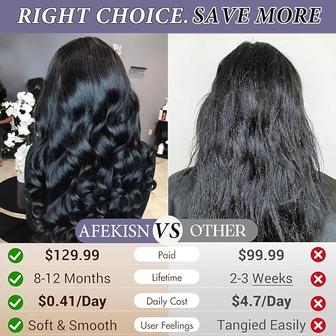 13x6 Lace Front Wigs Human Hair Pre Plucked 200% Density Body Wave HD Transparent Lace Frontal Wigs For Women Natural Color Glueless Wigs with Baby Hair 24 Inch