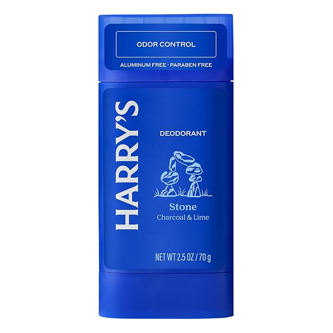 Harry's Aluminum Free Deodorant for Men - Odor Control, Stone Scent, 2.5 Oz, 3-Pack, Men's Deodorant