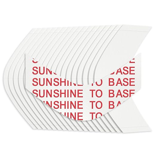 Sunshine Tape Sunshine to Base Hairpiece Wig Tape (36 Pieces) - A Curve - Double Sided Adhesive Tape for Toupee Lace Front Wig Strong Hold Waterproof Strips