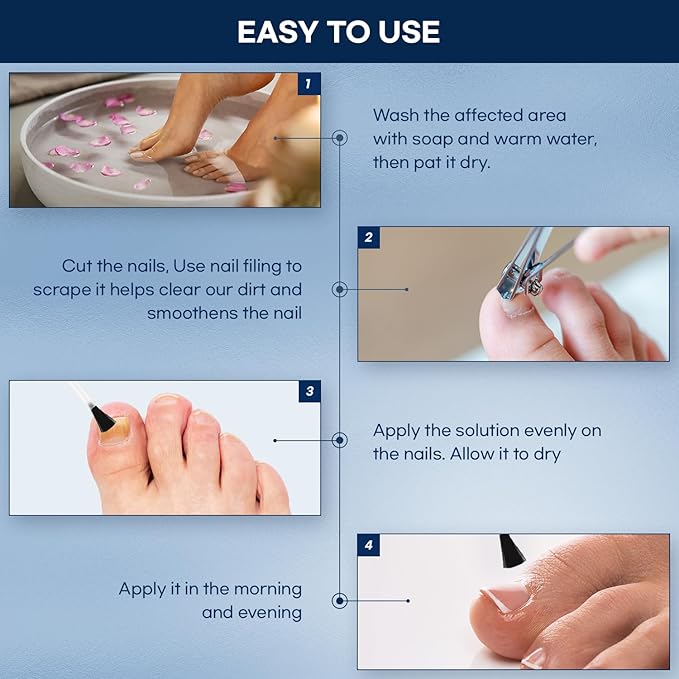 Toenail Fungus Treatment Extra Strength: Repair Damaged Toenail and Fingernail Fungus Treatment - Nail Repair Liquid 30ml