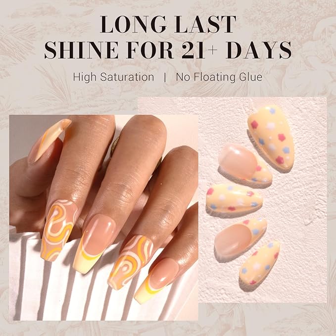 MelodySusie 15ML Milky Yellow Gel Nail Polish,Macaron Color Nails Soak Off UV LED Creamy Yellow Gel Polish Gift for Women Nail Art Manicure Salon DIY Nail Design Decoration at Home-310-A2901