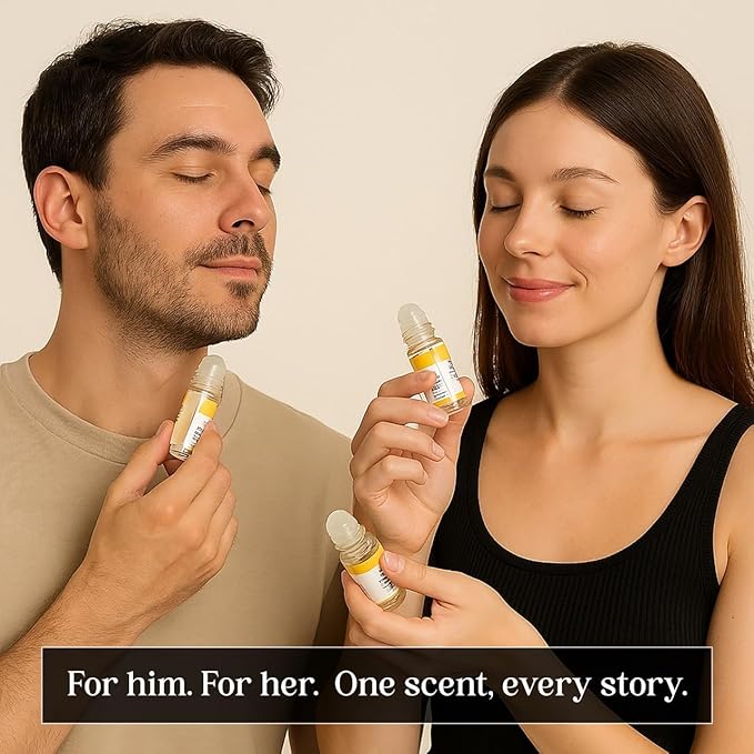 P-da Candy Fregrance Perfume Oil from France | Roll On | Premium Quality Concentrated Fragrance | Pure Perfume & Cologne Oil for Personal Body Use | 1 Fl Oz
