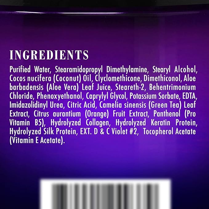 Botanic Hearth Purple Hair Mask | For Blonde, Silver And Gray Hair, Sulfate & Paraben Free | 8 Fl Oz