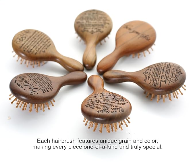 TOBOHU Engraved Wooden Hairbrush Unique Mother-in-Law Gift, Wedding Gifts for Mother-in-Law from Daughter, Son in Law Birthday Christmas Mother's Day Gifts