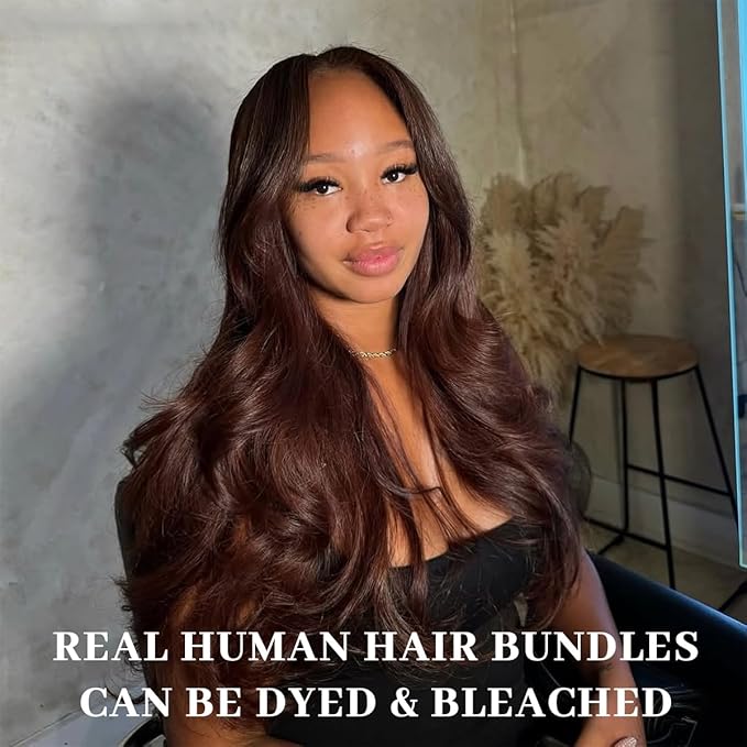 16 18 20 Inch Real Human Hair Bundles Body Wave 3 Bundles Unprocessed Natural Black Remy Body Wave Brazilian Virgin Cambodian Hair Wavy, 1b, No Tangle No Shedding, True to Length