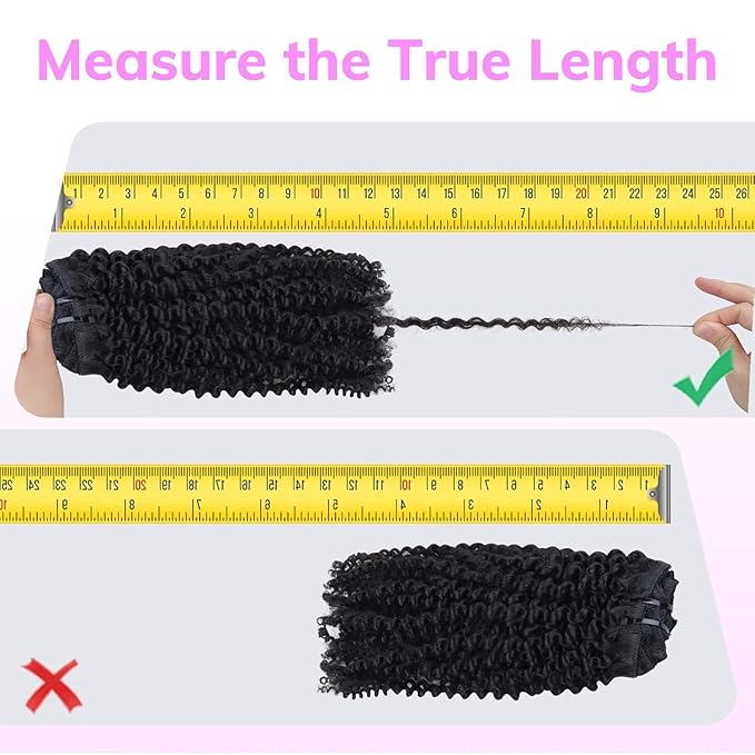 IDN BEAUTY Seamless Clip In Hair Extensions Real Human Hair Natural Black Kinky Curly Clip Ins For Black Women 14 Inch 130g PU Weft Invisible Soft Edge Seamless Blending Thick Ends 9Pcs