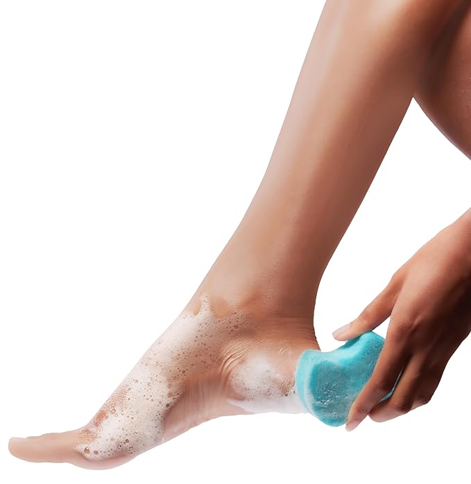 Spongables Pedi Scrub Foot Exfoliating 20+ Wash Sponge, Clean & Fresh, 2 Count