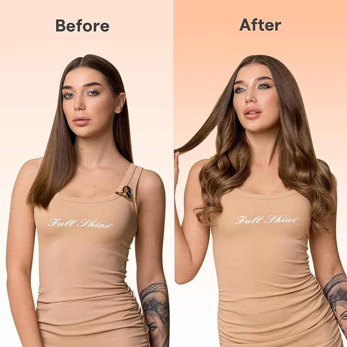Full Shine Butterfly Weft Hair Extensions Human Hair Color Dark Brown To Light Brown Mix Blonde Ovo Weft Extensions Soft Remy Hair Invisible Pu Hole Weft Real Hair 18 Inch For Wedding 100G