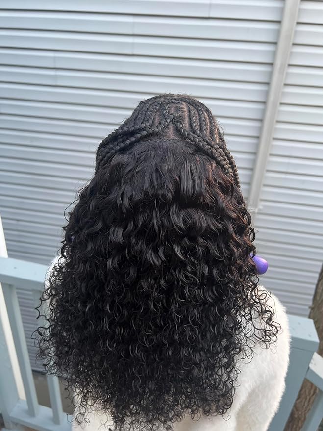 Water wave bundles 100% Unprocessed human hair bundles with Hair Extensions Natur weave color for women 100g/bundle(Natural Black, Water 22 24 26 Inch)