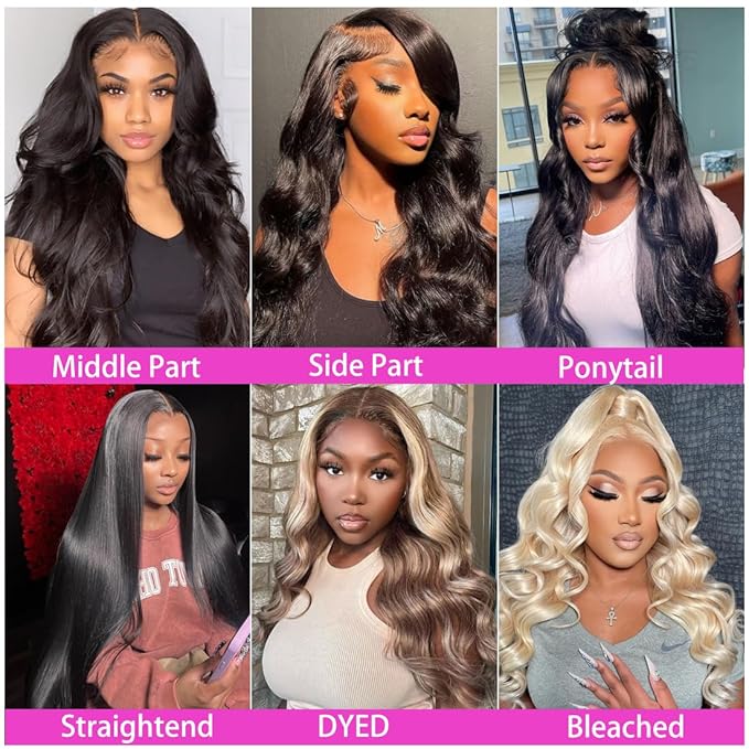 22 Inch Full Lace Front Wigs Human Hair Body Wave HD Lace Frontal Wig 180% Density Glueless Human Hair Wigs for Black Women 13x4 Lace Front Wigs Human Hair Pre Plucked Body Wave Wig Human Hair