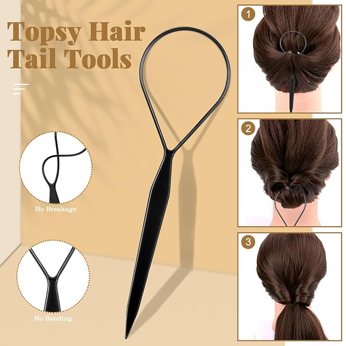 823PCS Elastic Hair Ties, IKOCO Hair Bands Hair Accessories for Girls with Hair Clips, Neutral Colors