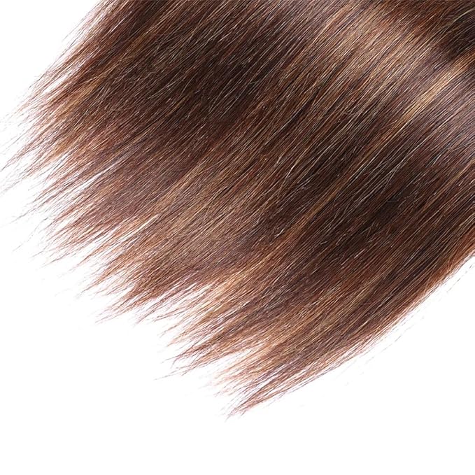 Brown Bundles Human Hair Highlight Straight Bundle 24 26 28 Inch Color 30 Bundles Human Hair Extensions Brazilian Virgin Remy Hair Weave 300g