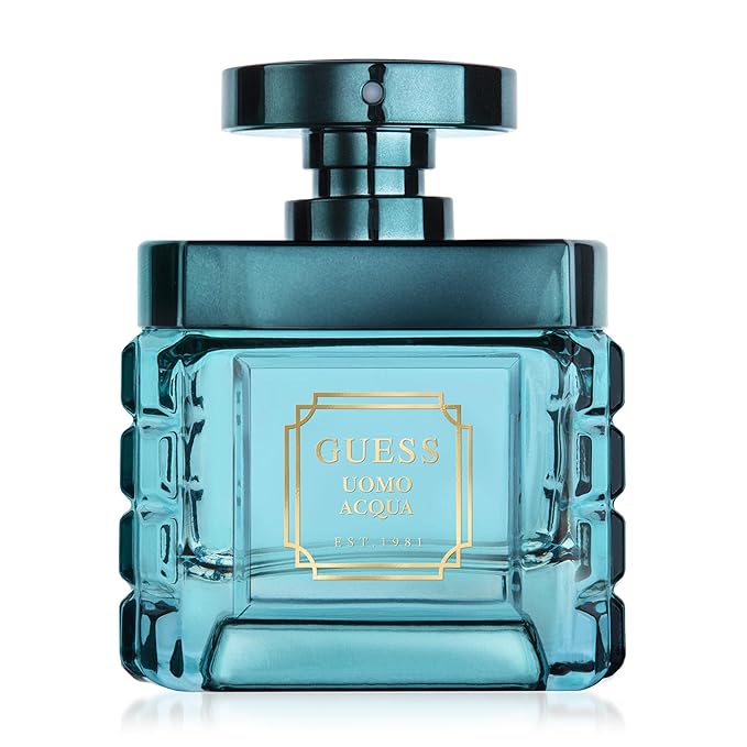 Guess Uomo Acqua Eau de Toilette Cologne Spray For Men, 1.7 Fl. Oz.
