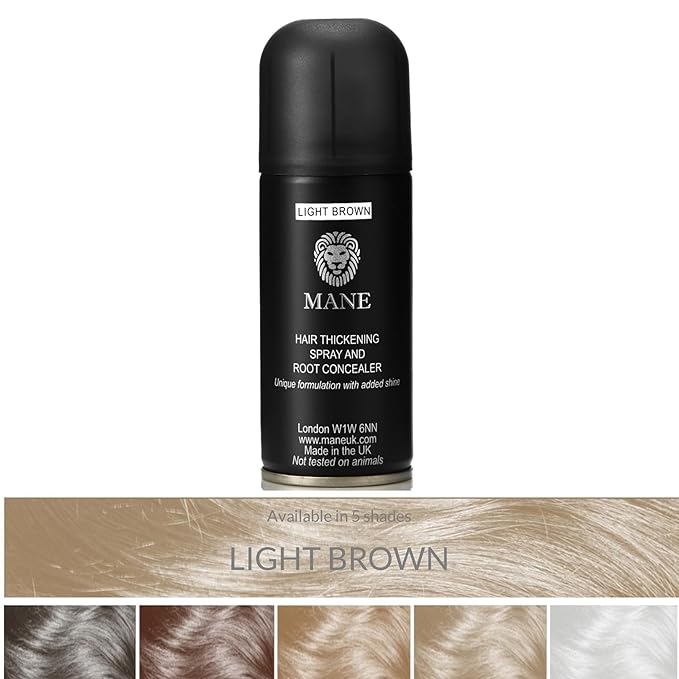 Mane Hair Thickener with a Seal and Control 100 ml duo pack (Light Brown)