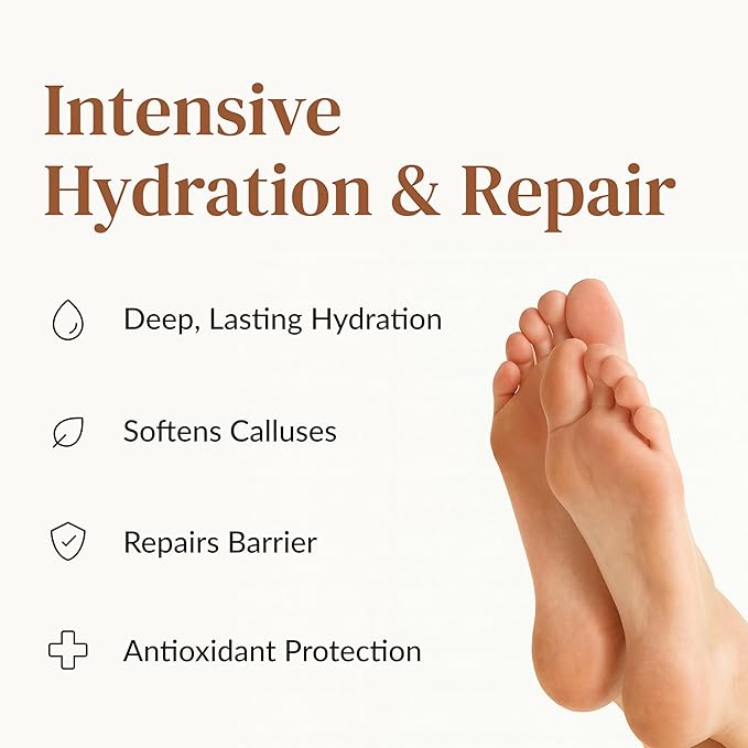 Epielle Hydrating Hand & Foot Masks, Relieve and Soften for Dry, Overworked Skin, Self Care Gifts for Women, Spa Kit, Stocking Stuffers, 6 Moisturizing Gloves & 6 Moisturizing Socks