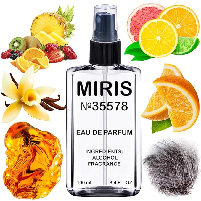 MIRIS No. 35578, Inspired by Erba Pura, Long-Lasting Unisex Eau de Parfum for Women & Men, Spray 3.4 Fl Oz / 100 ml