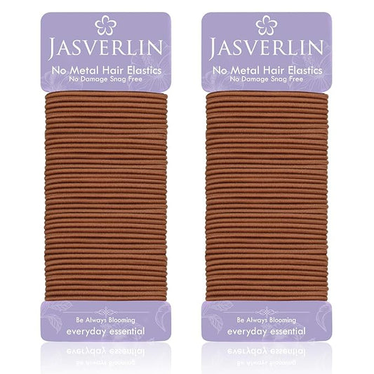 Thin Hair Ties Small Elastics Rubber Bands for Fine Thinner Medium Texture, Ponytail Holders Long Lasting Non Slip Braided Hairtie for Women Girl Curly 2mm 80 Pieces (Ginger)